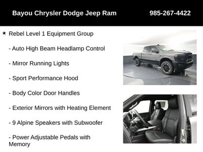 2026 RAM Ram 2500 RAM 2500 REBEL CREW CAB 4X4 6'4' BOX