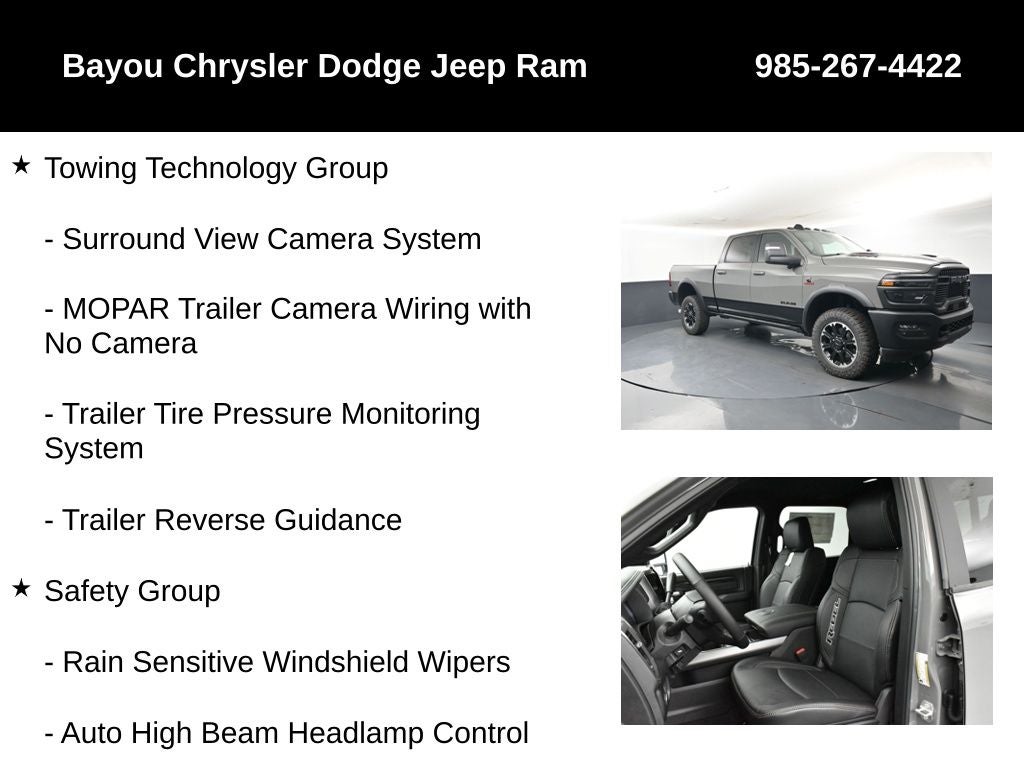 2026 RAM Ram 2500 RAM 2500 REBEL CREW CAB 4X4 6'4' BOX