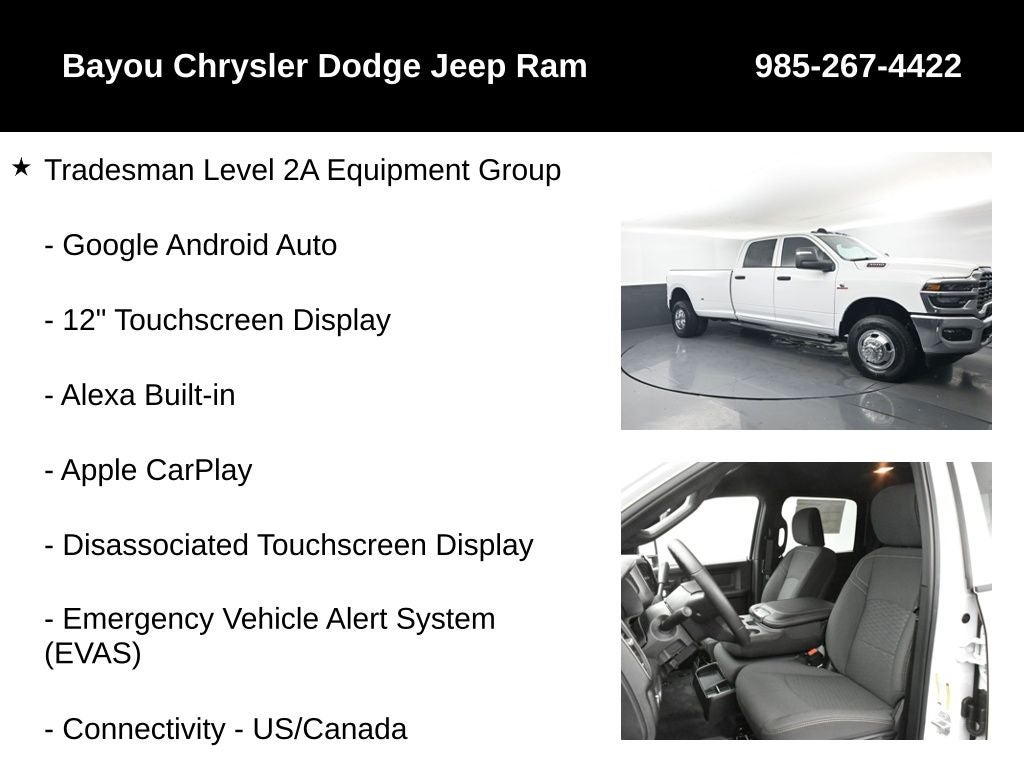 2026 RAM Ram 3500 RAM 3500 TRADESMAN CREW CAB 4X4 8' BOX