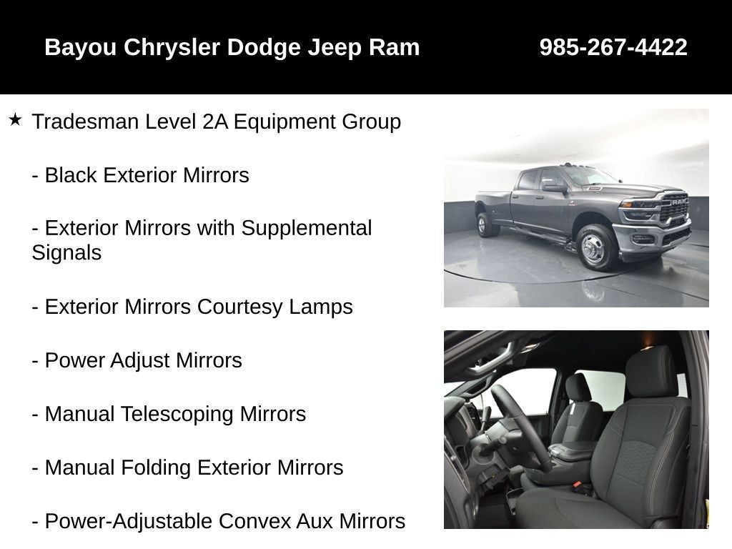 2026 RAM Ram 3500 RAM 3500 TRADESMAN CREW CAB 4X4 8' BOX