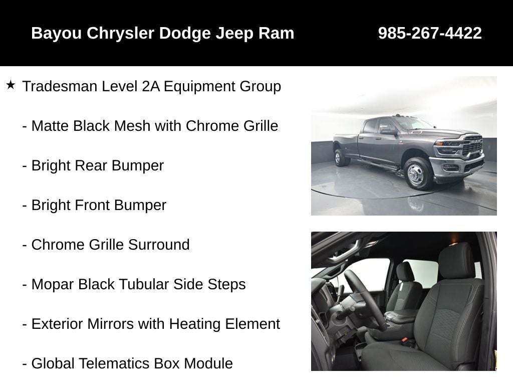 2026 RAM Ram 3500 RAM 3500 TRADESMAN CREW CAB 4X4 8' BOX