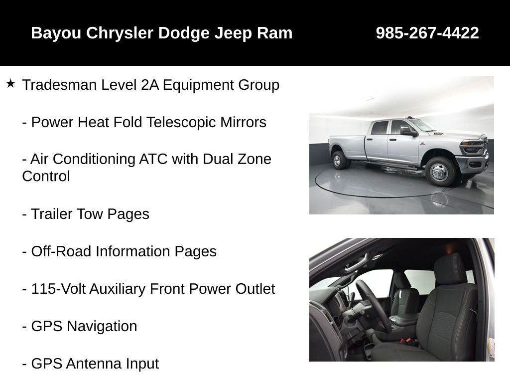 2026 RAM Ram 3500 RAM 3500 TRADESMAN CREW CAB 4X4 8' BOX