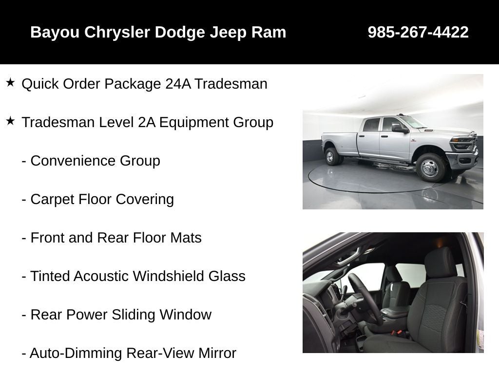 2026 RAM Ram 3500 RAM 3500 TRADESMAN CREW CAB 4X4 8' BOX