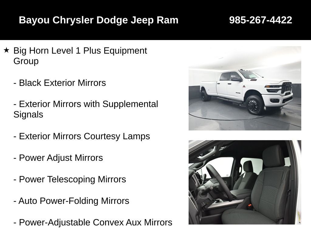 2026 RAM Ram 3500 RAM 3500 BIG HORN CREW CAB 4X4 8' BOX