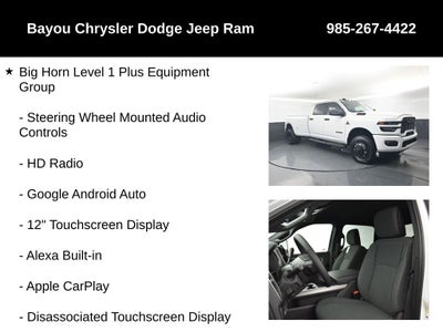 2026 RAM Ram 3500 RAM 3500 BIG HORN CREW CAB 4X4 8' BOX