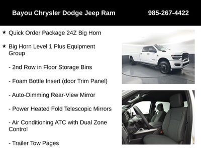 2026 RAM Ram 3500 RAM 3500 BIG HORN CREW CAB 4X4 8' BOX