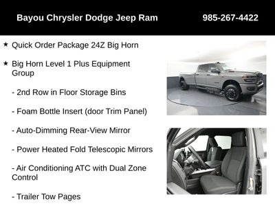 2026 RAM Ram 3500 RAM 3500 BIG HORN CREW CAB 4X4 8' BOX