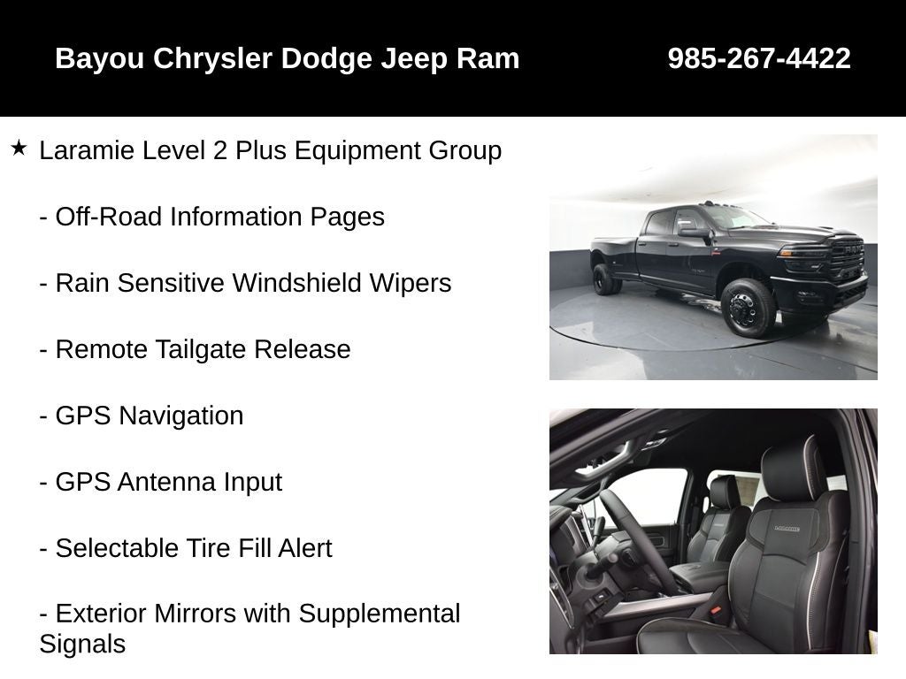 2026 RAM Ram 3500 RAM 3500 LARAMIE CREW CAB 4X4 8' BOX