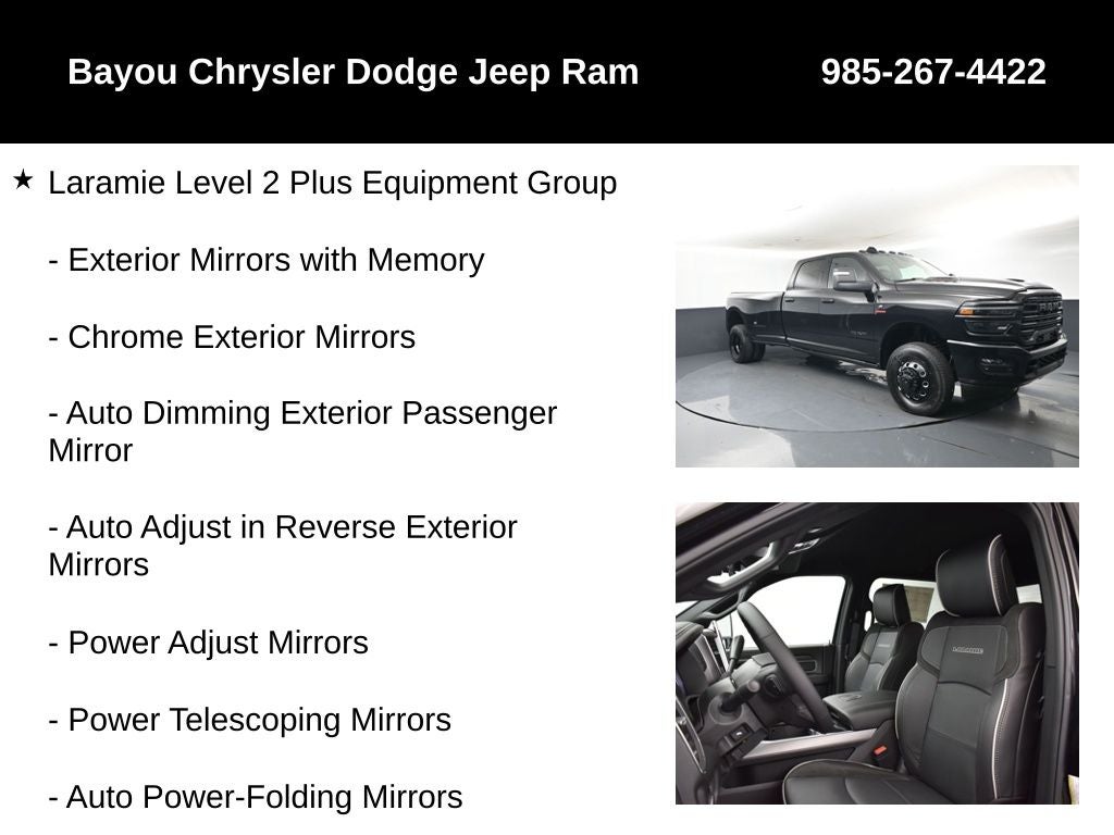 2026 RAM Ram 3500 RAM 3500 LARAMIE CREW CAB 4X4 8' BOX