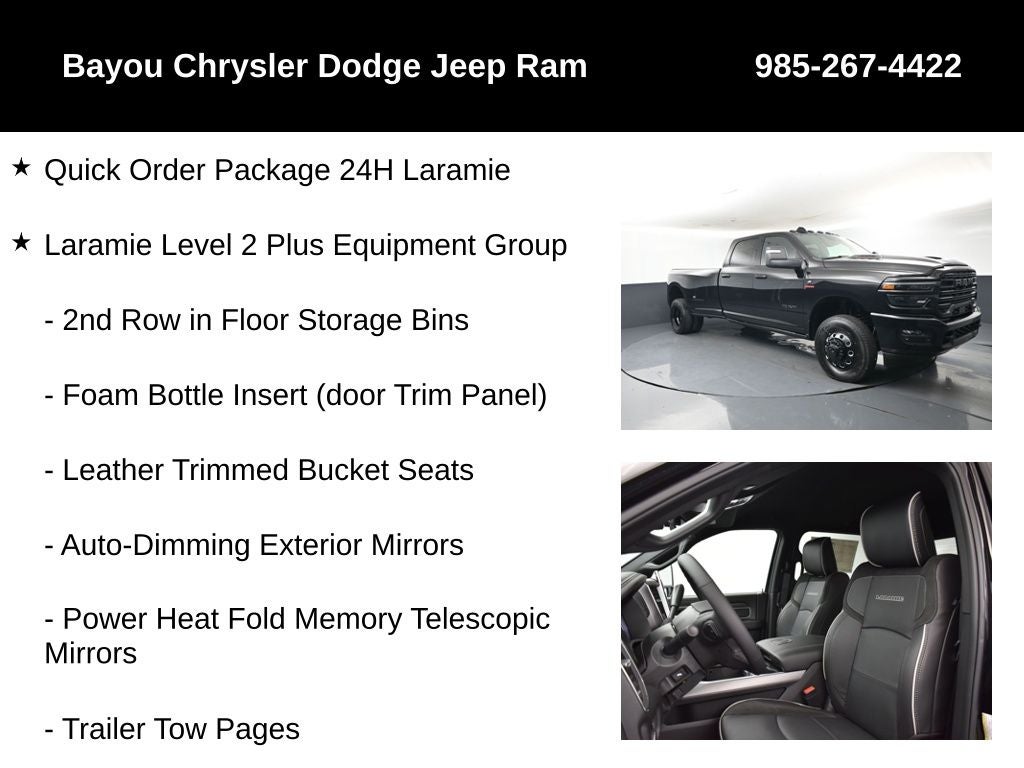 2026 RAM Ram 3500 RAM 3500 LARAMIE CREW CAB 4X4 8' BOX