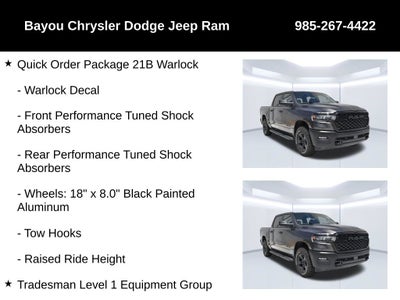 2026 RAM Ram 1500 RAM 1500 WARLOCK CREW CAB 4X4 5'7' BOX