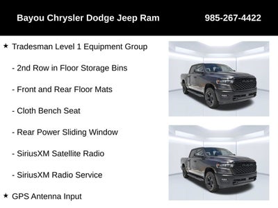 2026 RAM Ram 1500 RAM 1500 WARLOCK CREW CAB 4X4 5'7' BOX
