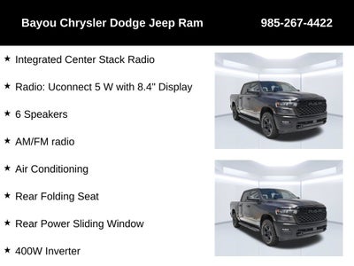 2026 RAM Ram 1500 RAM 1500 WARLOCK CREW CAB 4X4 5'7' BOX