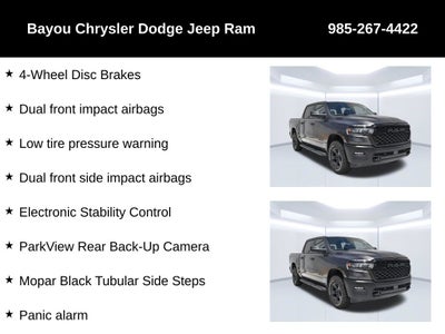 2026 RAM Ram 1500 RAM 1500 WARLOCK CREW CAB 4X4 5'7' BOX