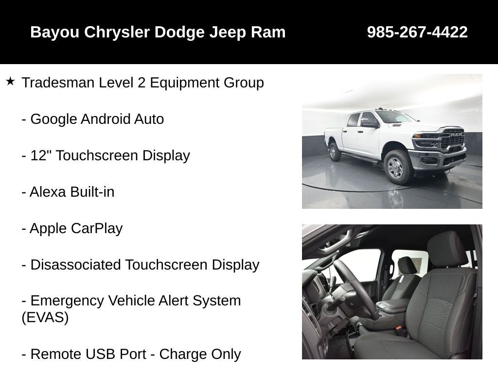 2026 RAM Ram 2500 RAM 2500 TRADESMAN CREW CAB 4X4 6'4' BOX