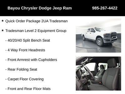 2026 RAM Ram 2500 RAM 2500 TRADESMAN CREW CAB 4X4 6'4' BOX