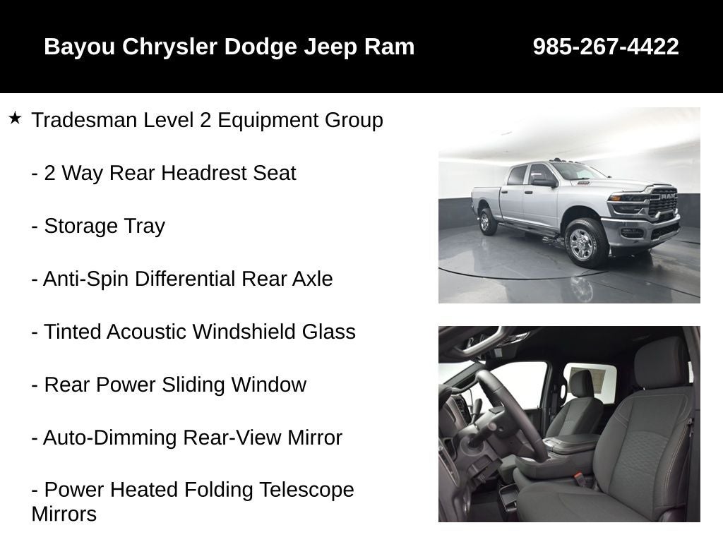 2026 RAM Ram 2500 RAM 2500 TRADESMAN CREW CAB 4X4 6'4' BOX