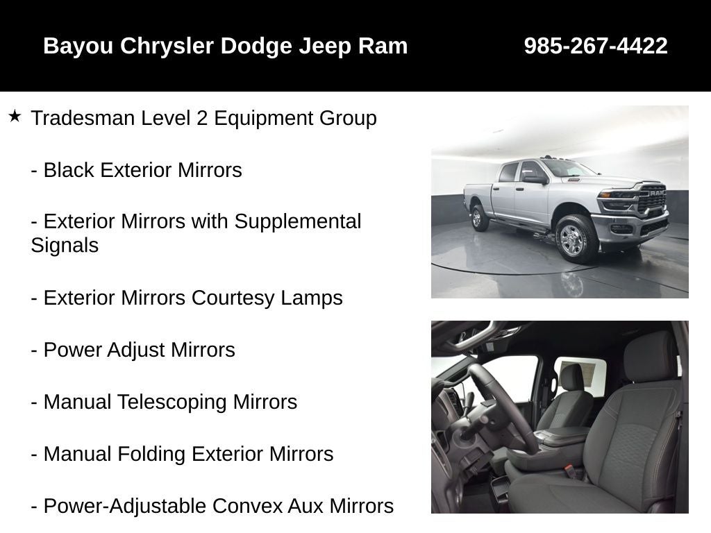 2026 RAM Ram 2500 RAM 2500 TRADESMAN CREW CAB 4X4 6'4' BOX