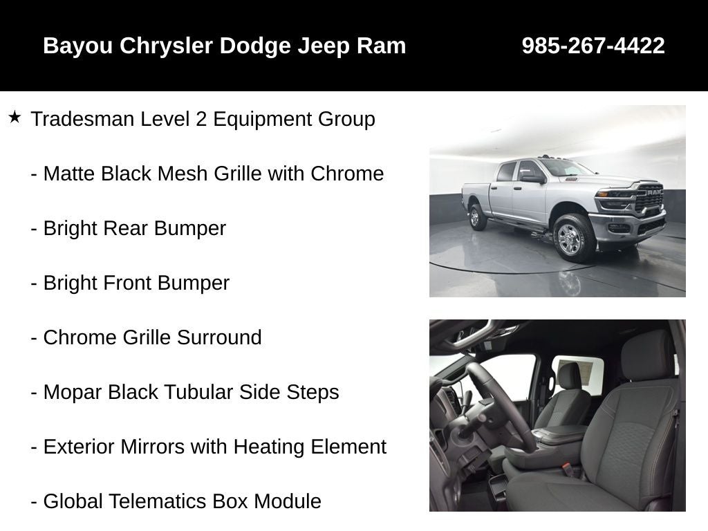 2026 RAM Ram 2500 RAM 2500 TRADESMAN CREW CAB 4X4 6'4' BOX