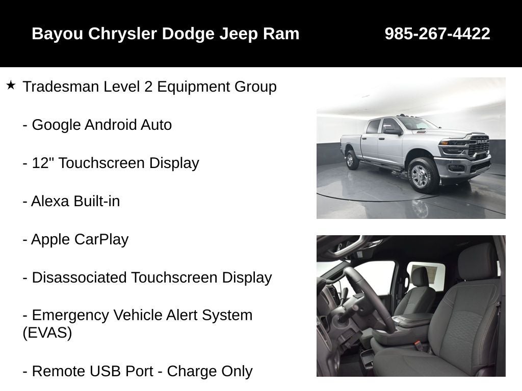 2026 RAM Ram 2500 RAM 2500 TRADESMAN CREW CAB 4X4 6'4' BOX