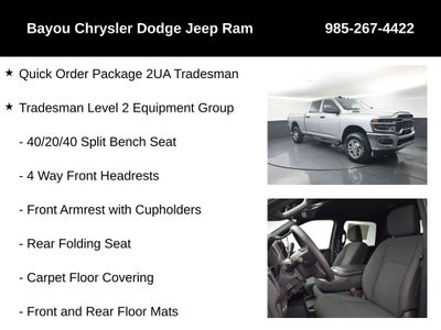 2026 RAM Ram 2500 RAM 2500 TRADESMAN CREW CAB 4X4 6'4' BOX