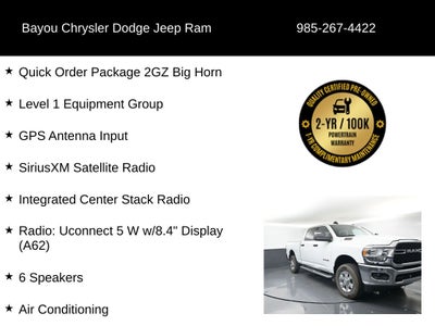 2024 RAM 2500 Big Horn Crew Cab 4x4 6'4' Box
