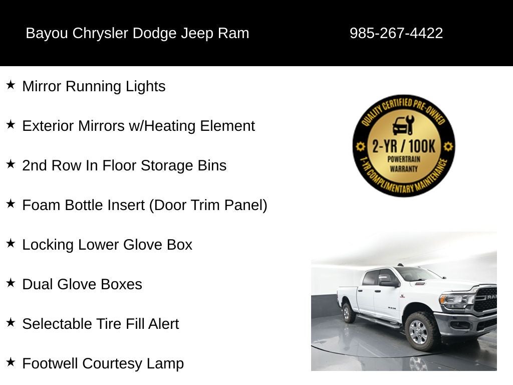 2024 RAM 2500 Big Horn Crew Cab 4x4 6'4' Box