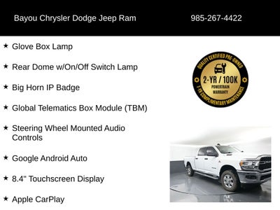 2024 RAM 2500 Big Horn Crew Cab 4x4 6'4' Box