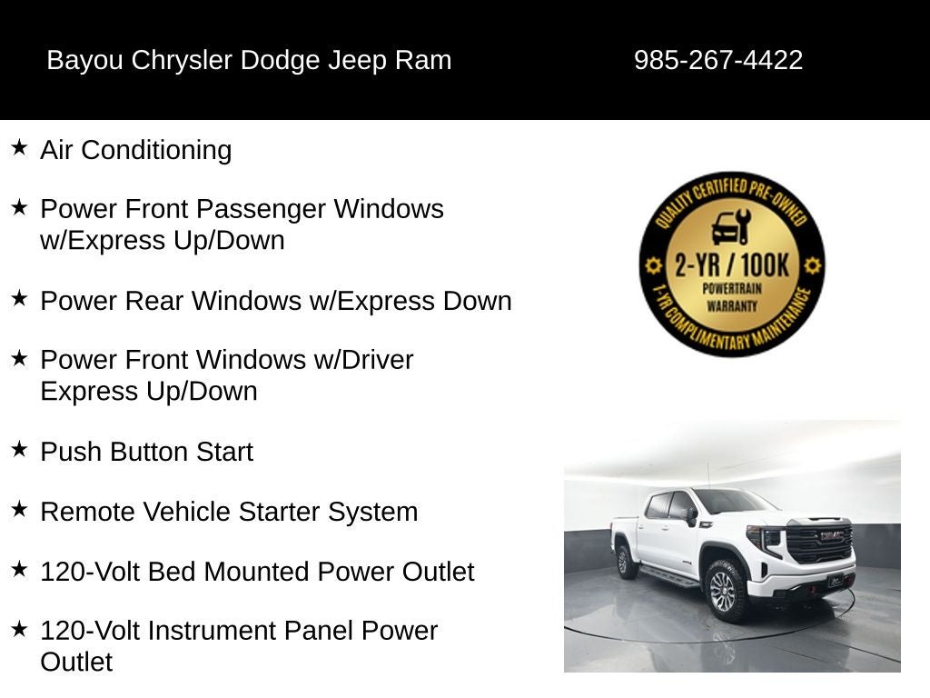 2022 GMC Sierra 1500 4WD Crew Cab Short Box AT4