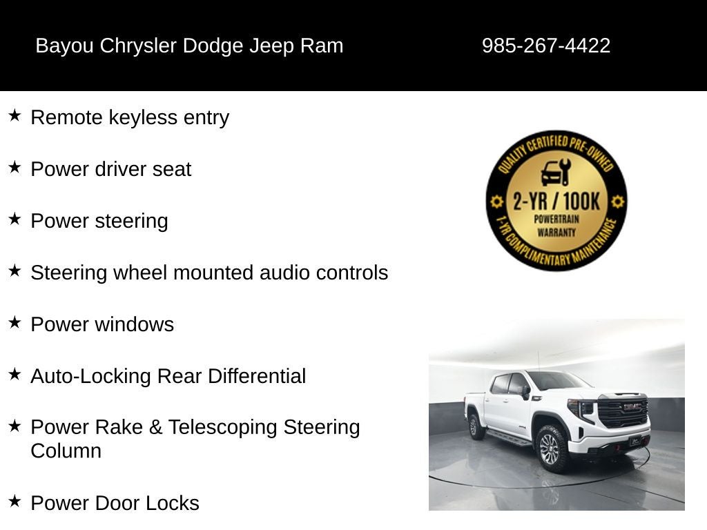 2022 GMC Sierra 1500 4WD Crew Cab Short Box AT4