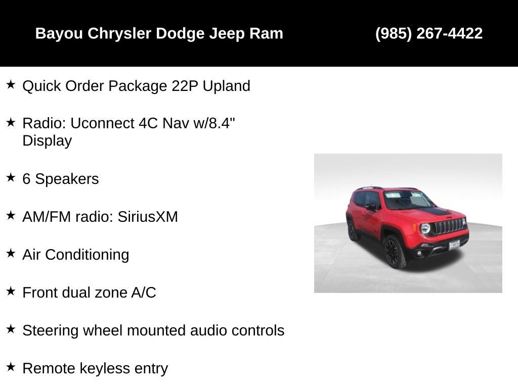2023 Jeep Renegade Upland 4x4