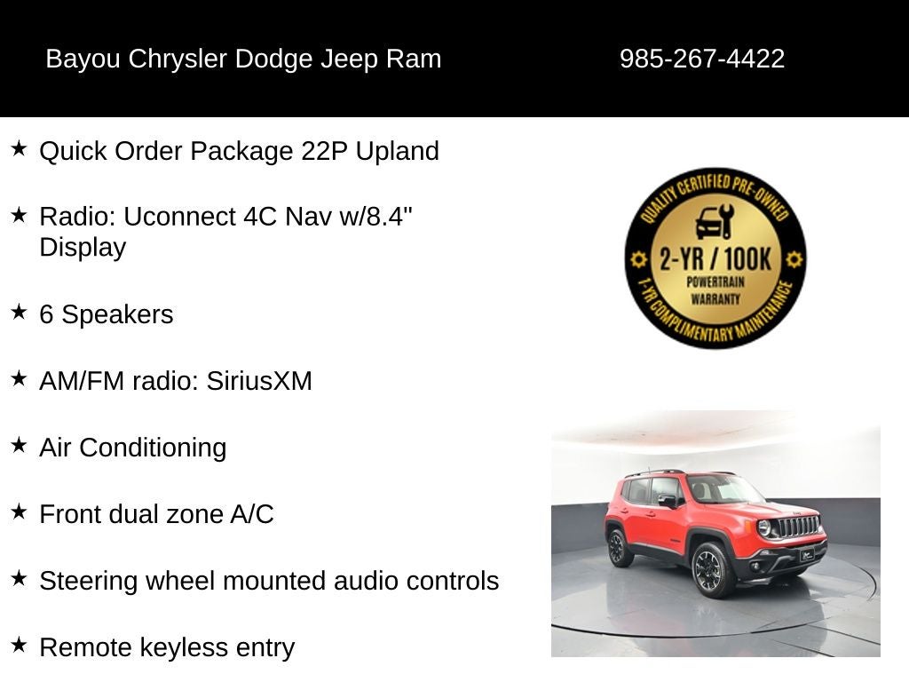 2023 Jeep Renegade Upland 4x4