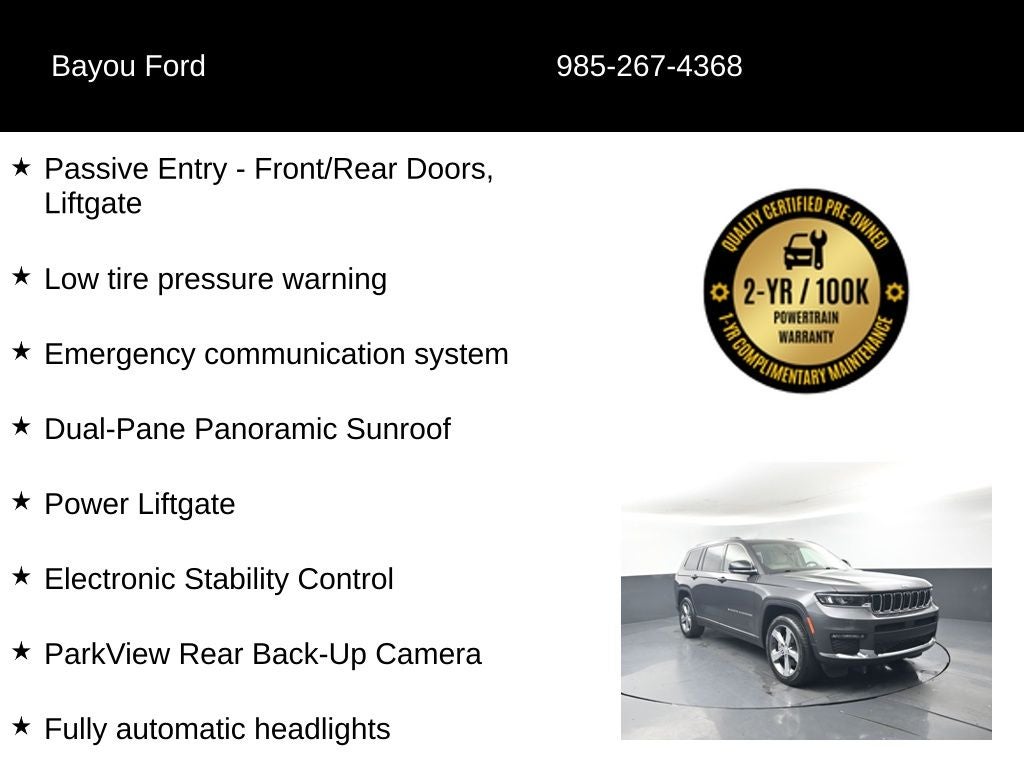 2022 Jeep Grand Cherokee L Limited