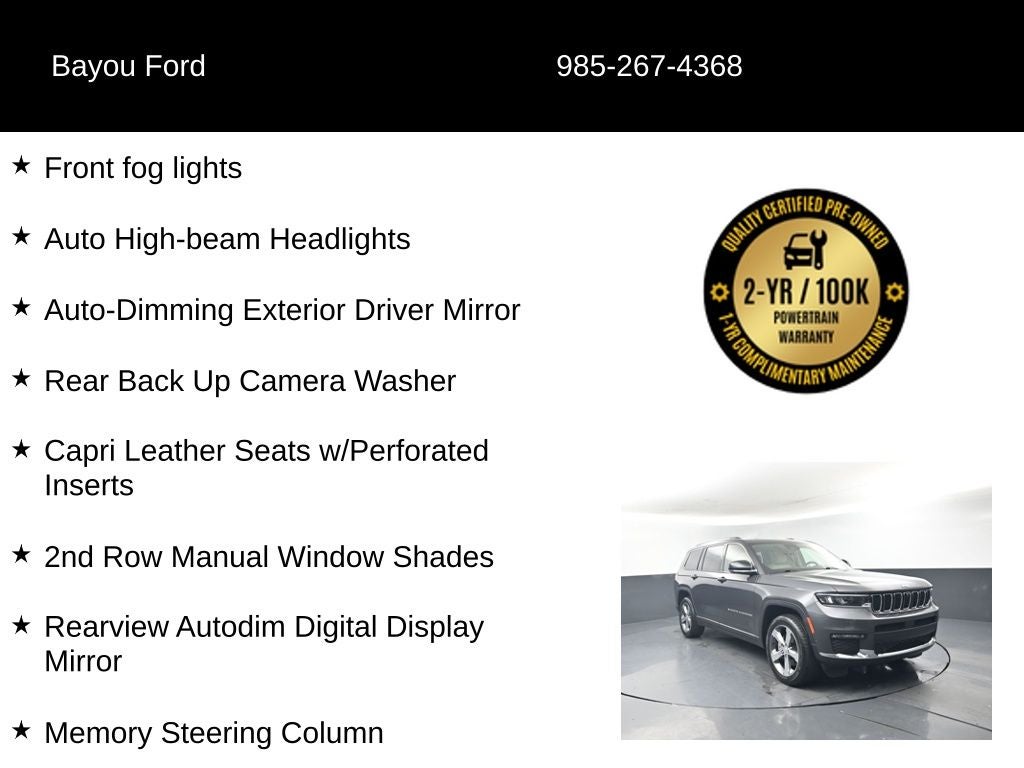 2022 Jeep Grand Cherokee L Limited