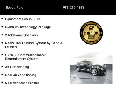 2021 Ford Explorer Platinum 601A