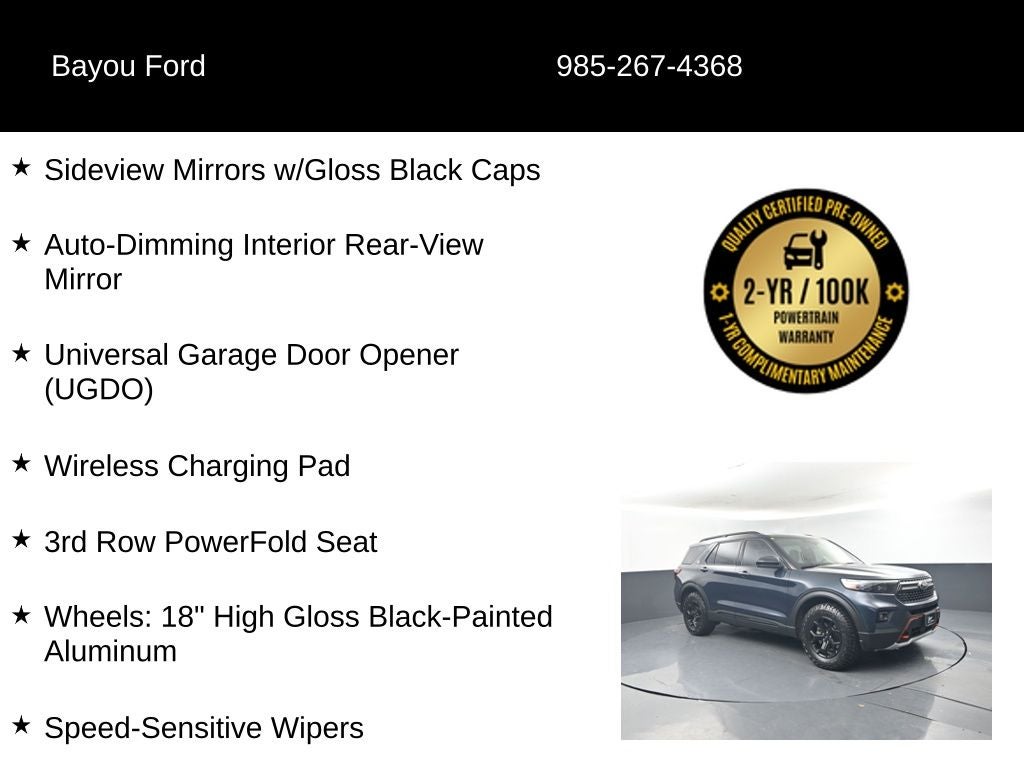 2023 Ford Explorer Timberline 800A