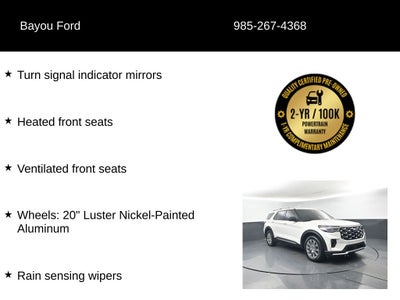 2025 Ford Explorer Platinum 600A