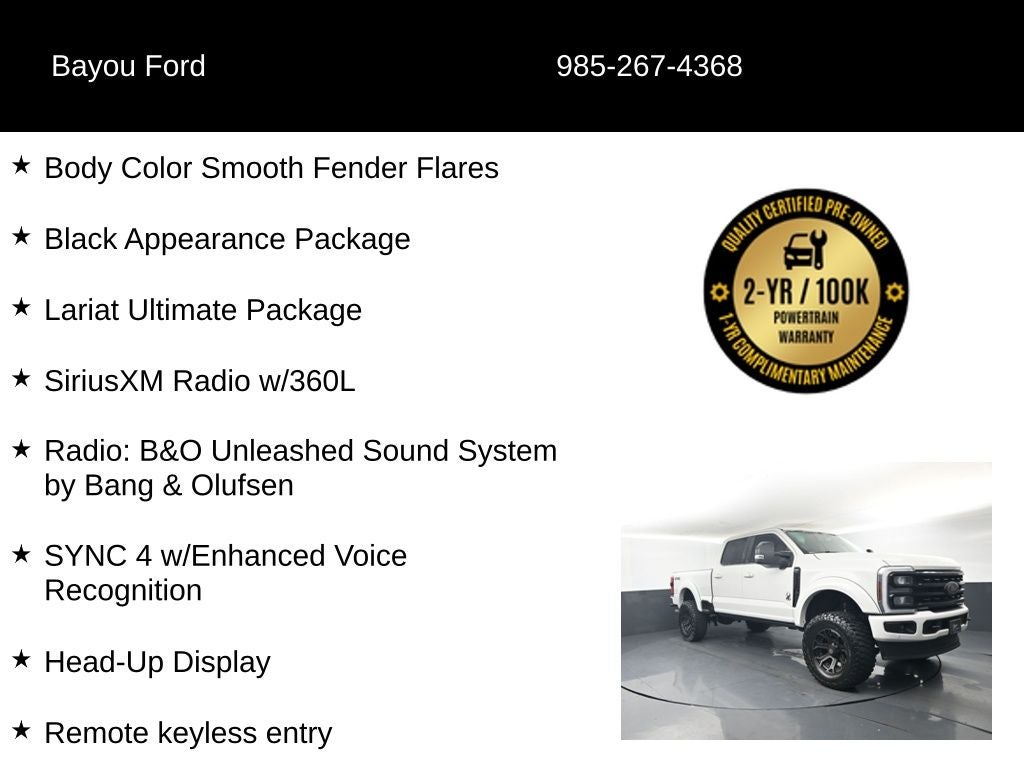 2024 Ford F-250SD SCA Black Widow