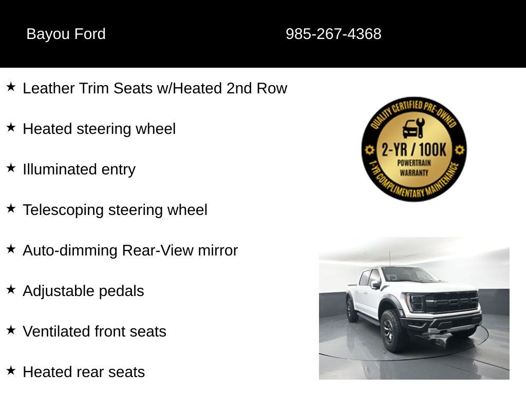 2023 Ford F-150 Raptor 801A