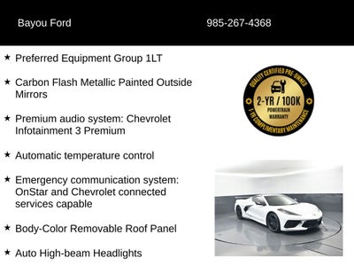 2024 Chevrolet Corvette Stingray 1LT