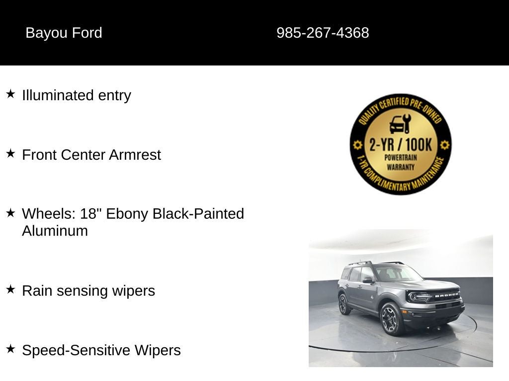 2024 Ford Bronco Sport Outer Banks 300A