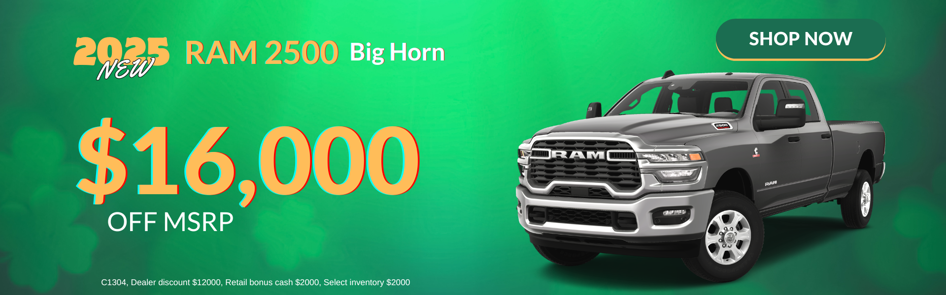$16,000 off Ram 2500