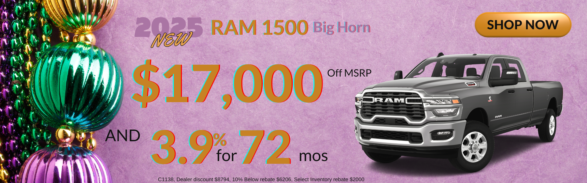$17,000 off RAM 1500