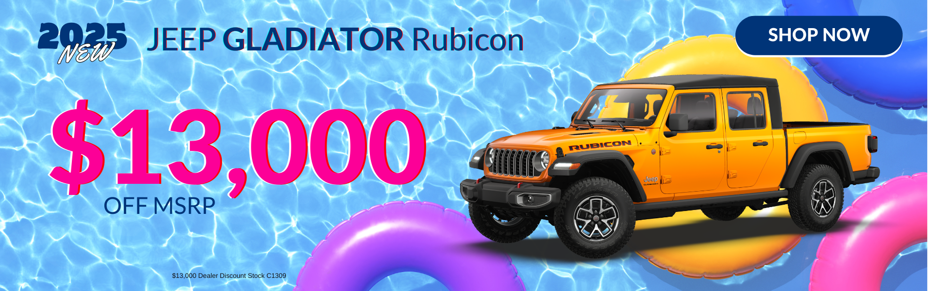 $13,000 off Jeep Gladiator