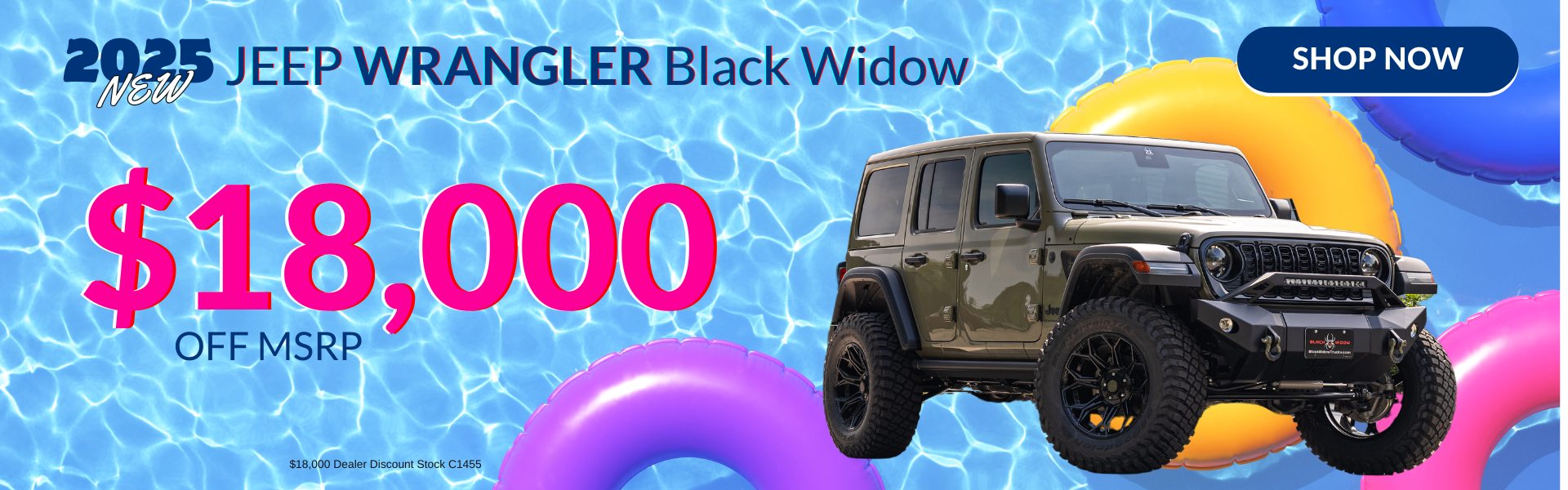 $18,000 off Jeep Wrangler